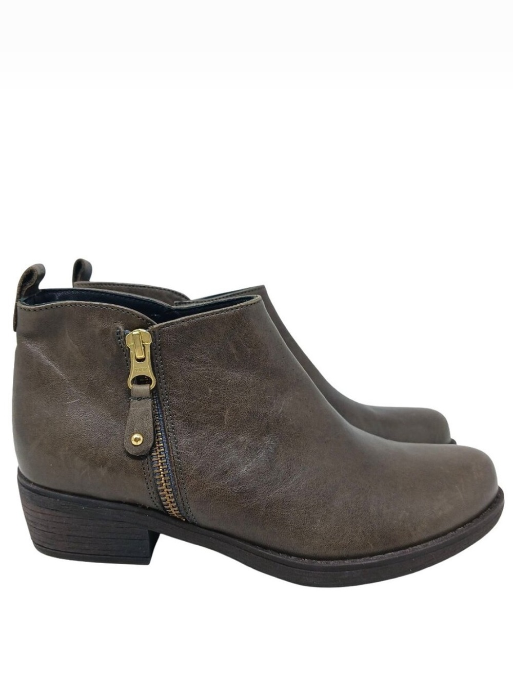 Eric Michael Brown Leather Ankle Boots Size 36 Made In Spain